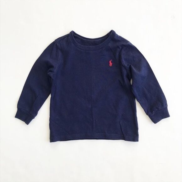Ralph Lauren blue long sleeve top EUC 18 months - Picture 1 of 4